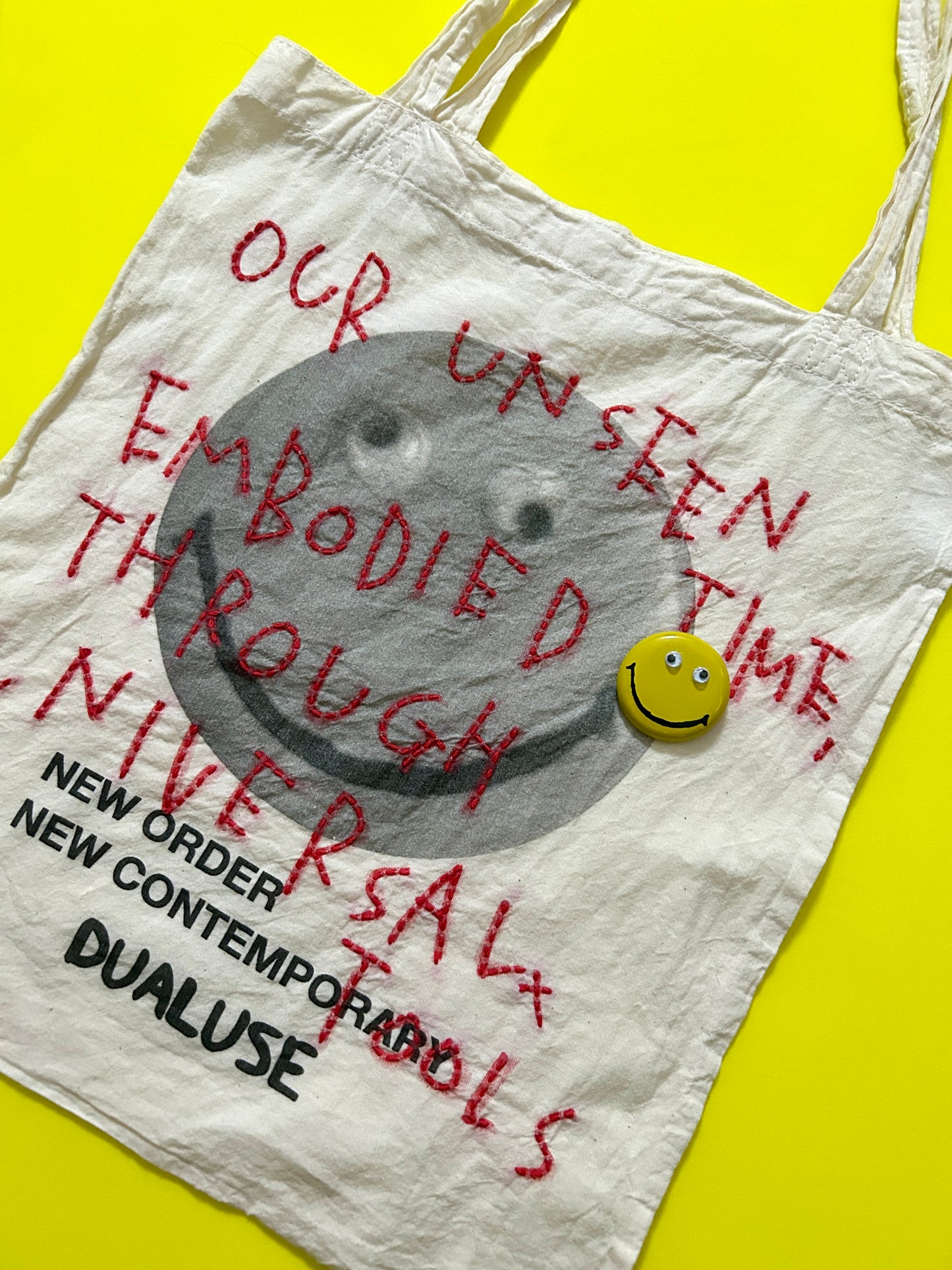 Sashiko-printed hard-washed tote bag007