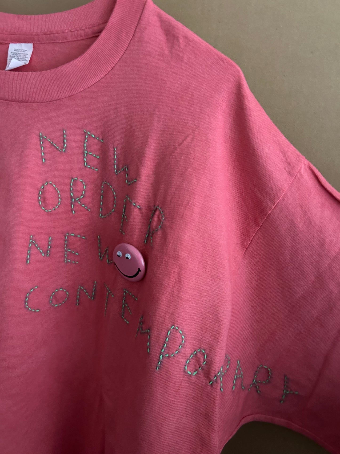 sashiko overdyed T-shirt NONC006