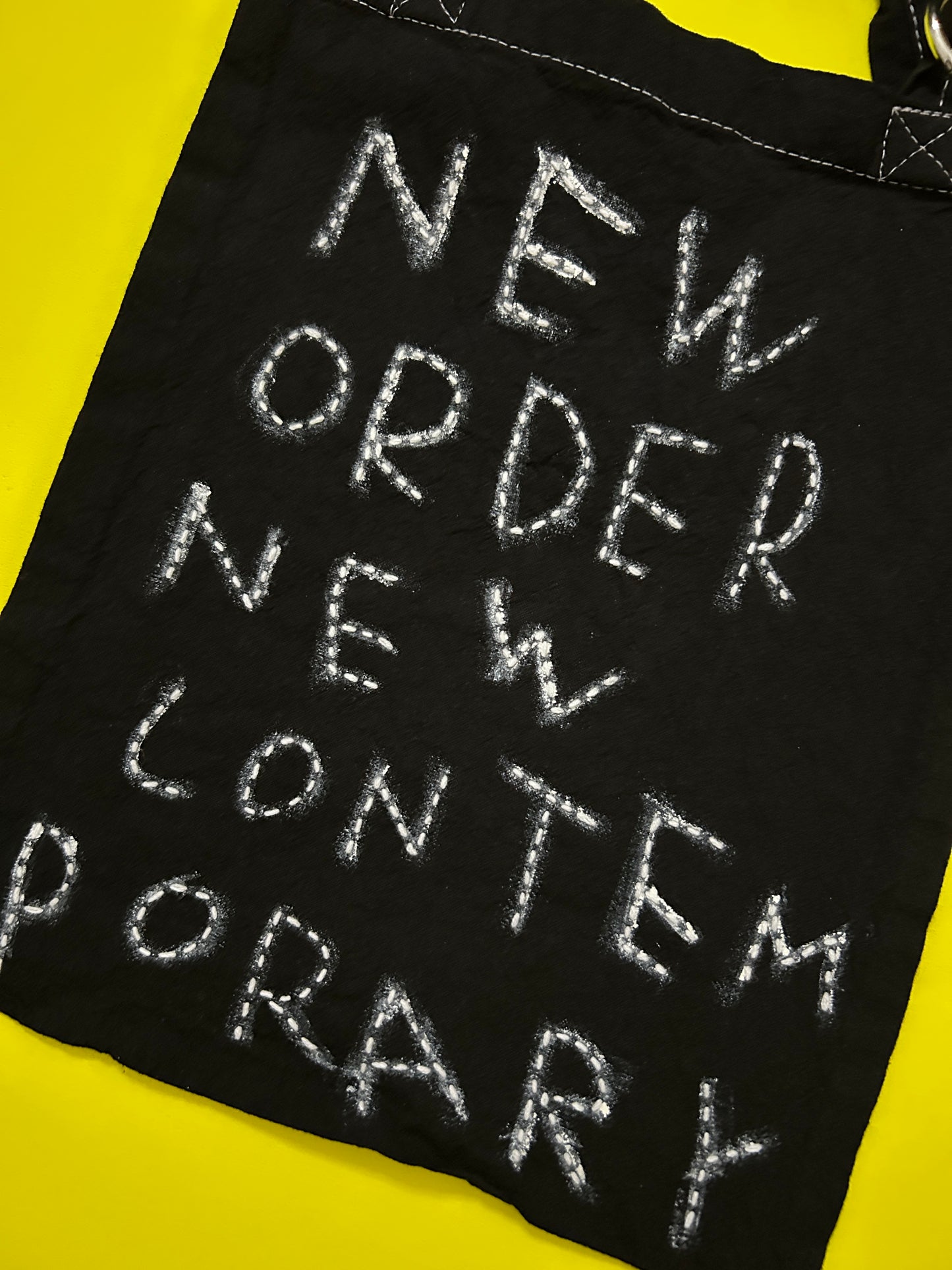 sashiko overdyde cotton totebag(S)002