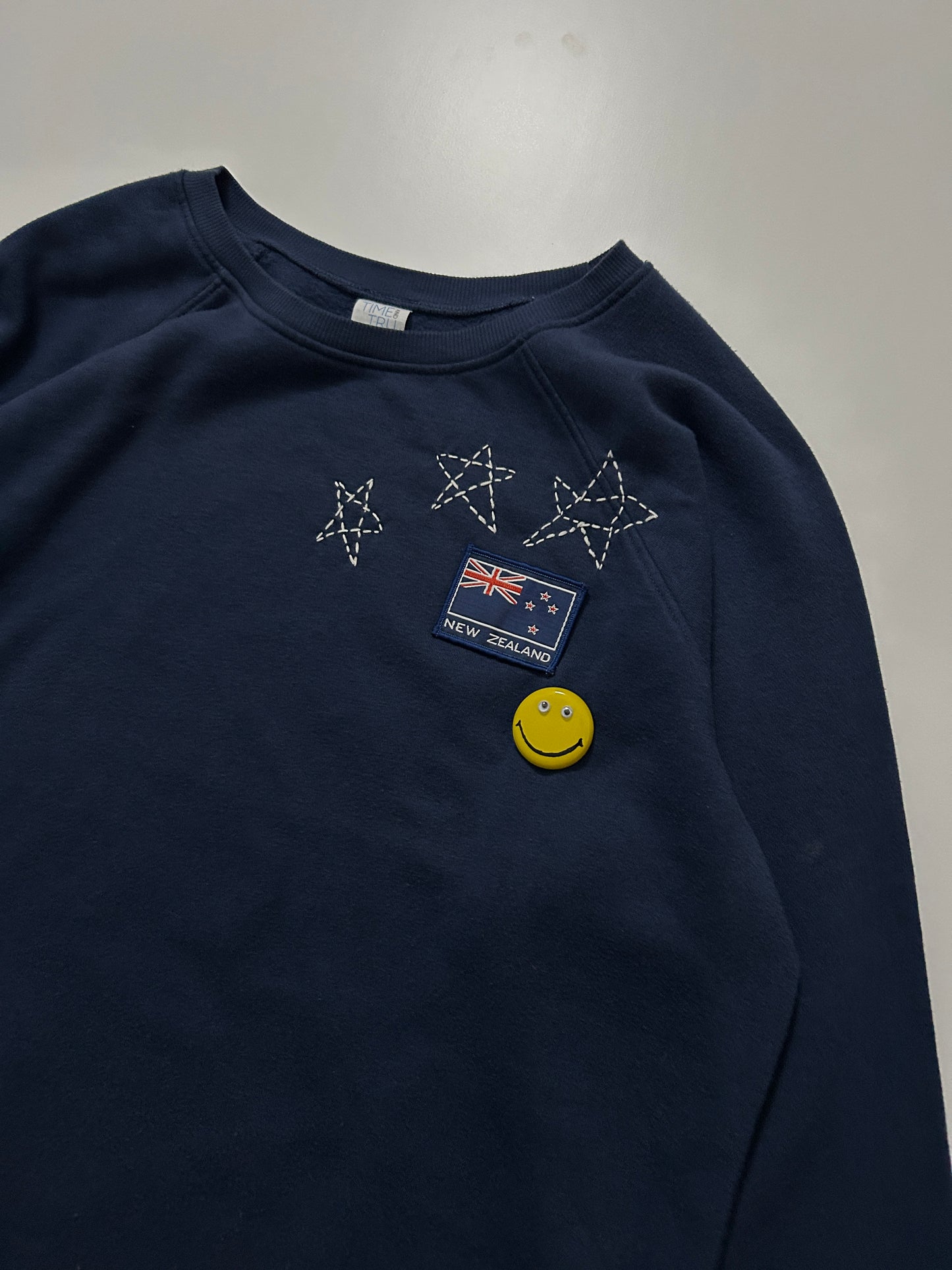sashiko salvage emblem sweat TPS002