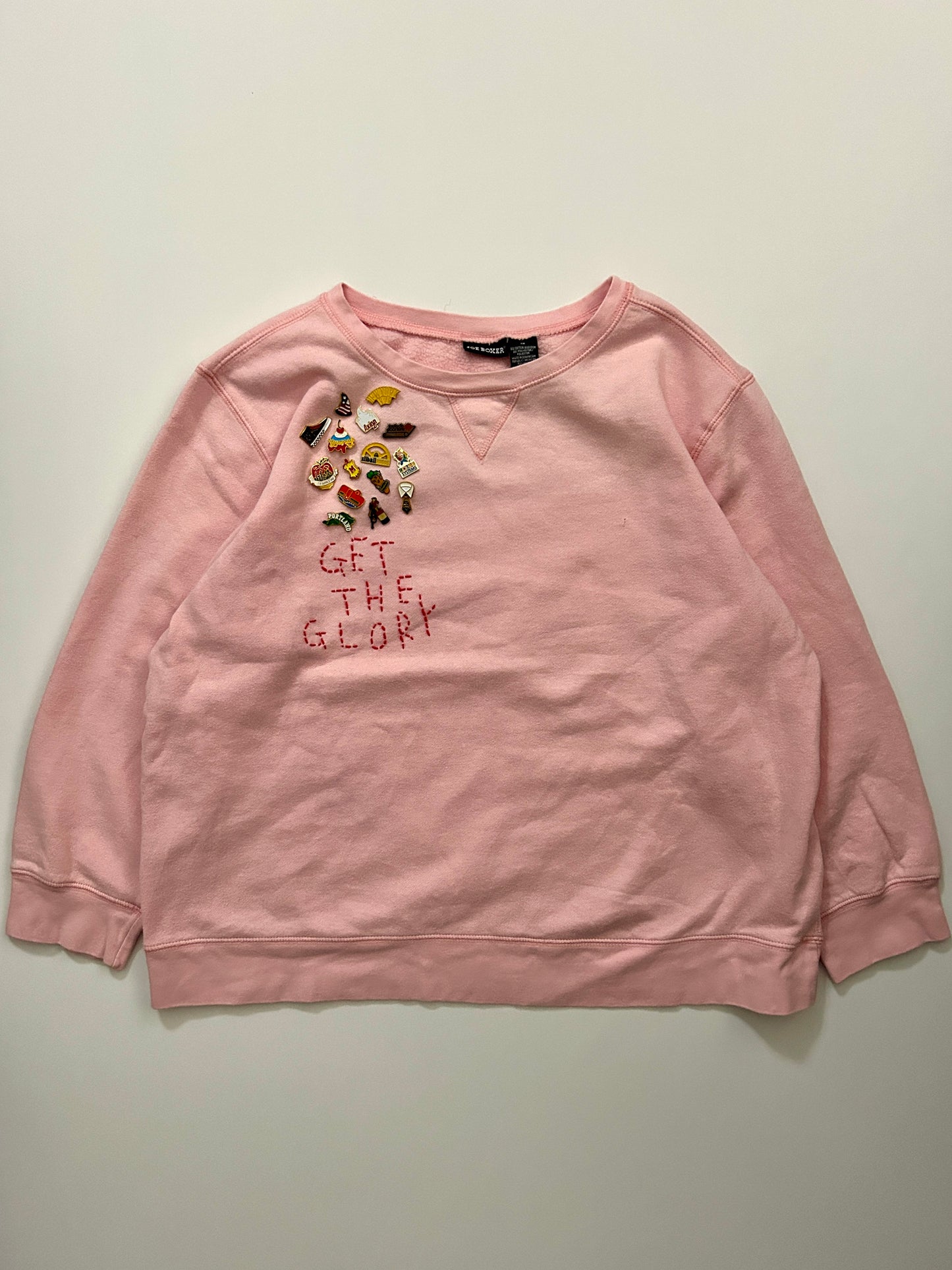 sashiko pins salvage sweat GTG024