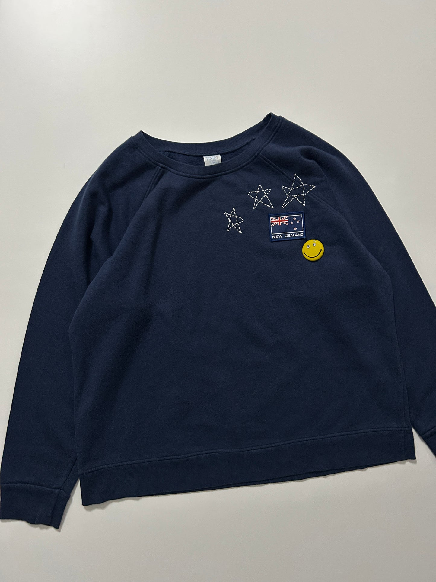 sashiko salvage emblem sweat TPS002