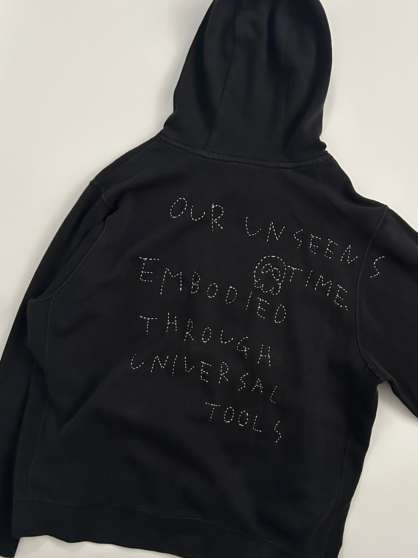 sashiko salvage hoodie