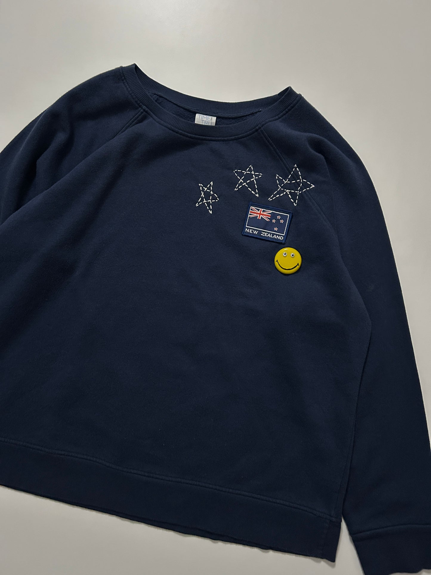 sashiko salvage emblem sweat TPS002