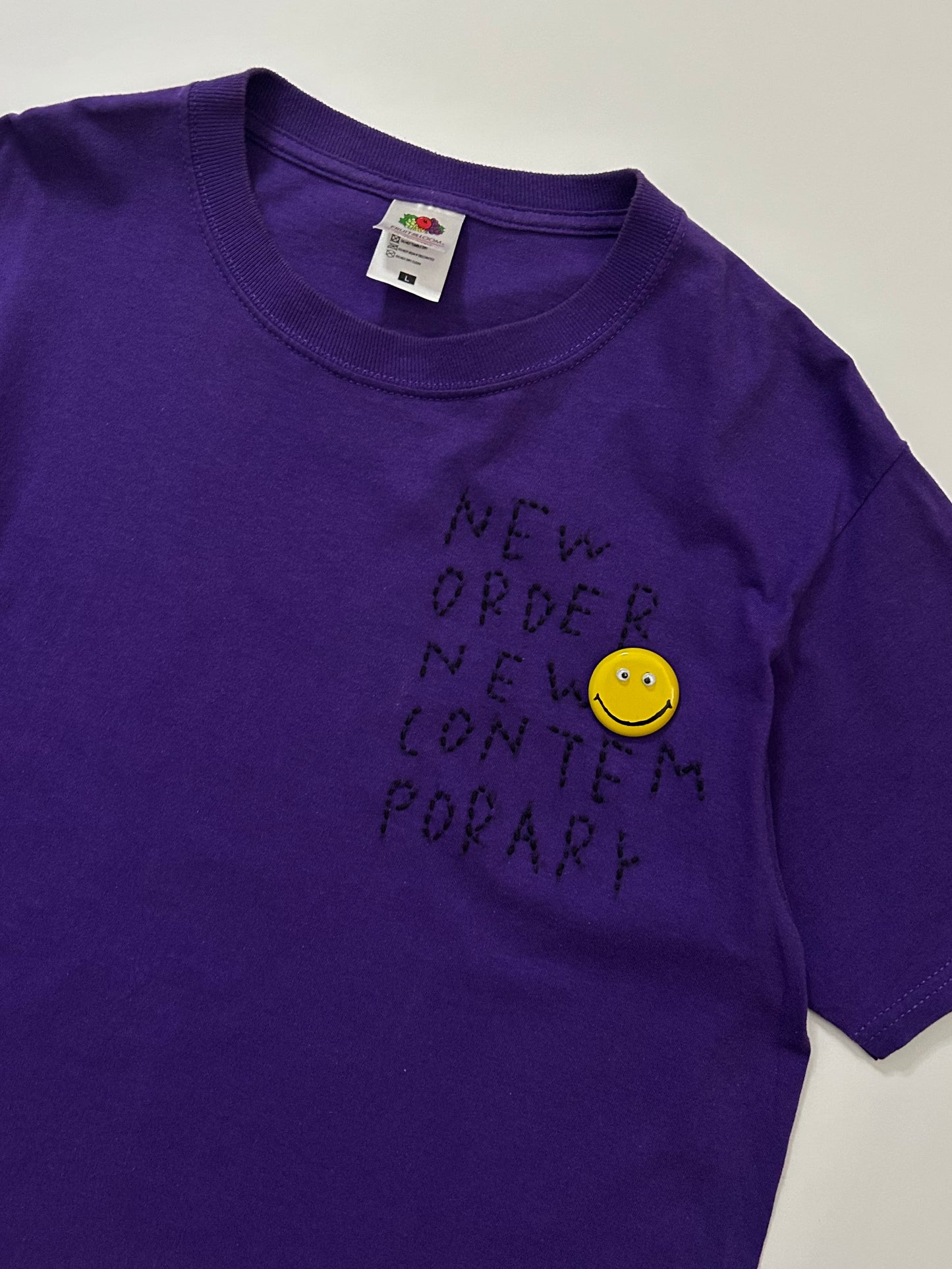 sashiko salvage used T-shirt NONC008