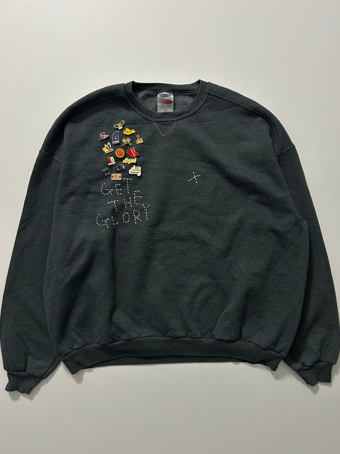 sashiko pins salvage sweat GTG021