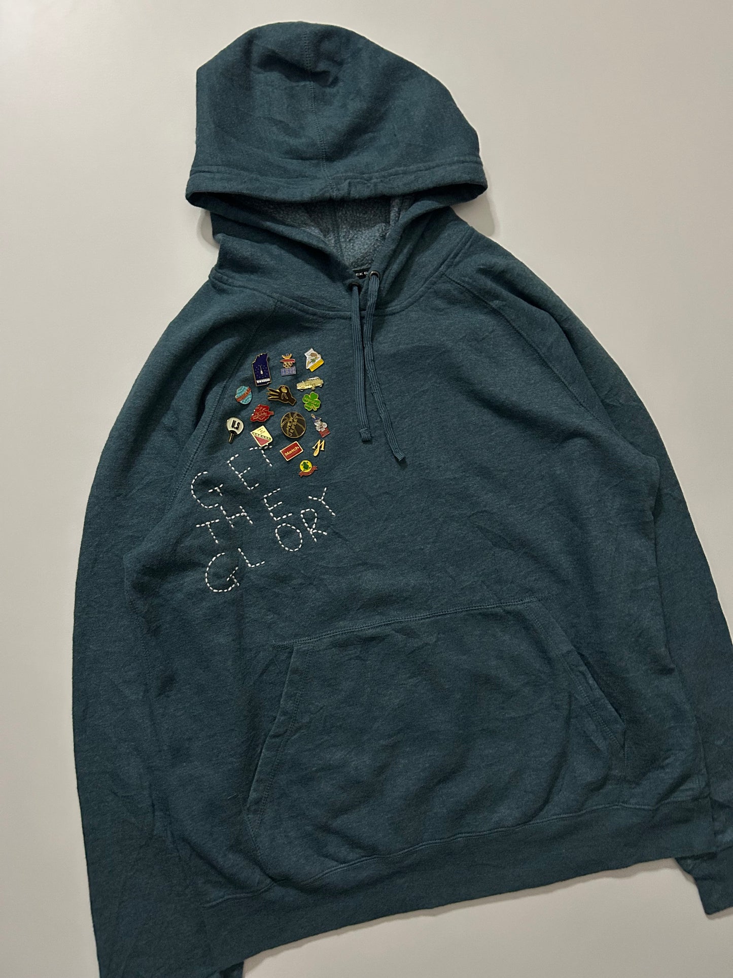 sashiko pins salvage hoodie GTG008