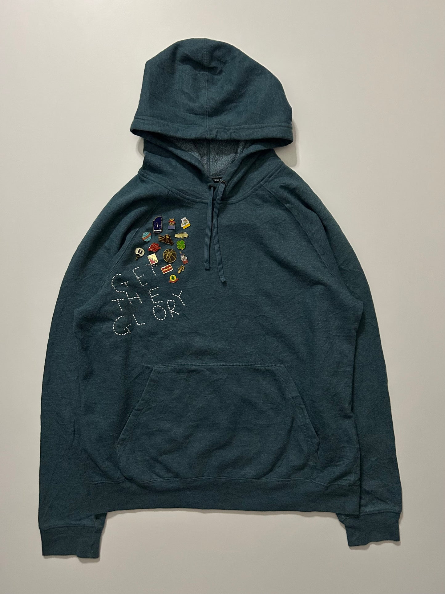 sashiko pins salvage hoodie GTG008