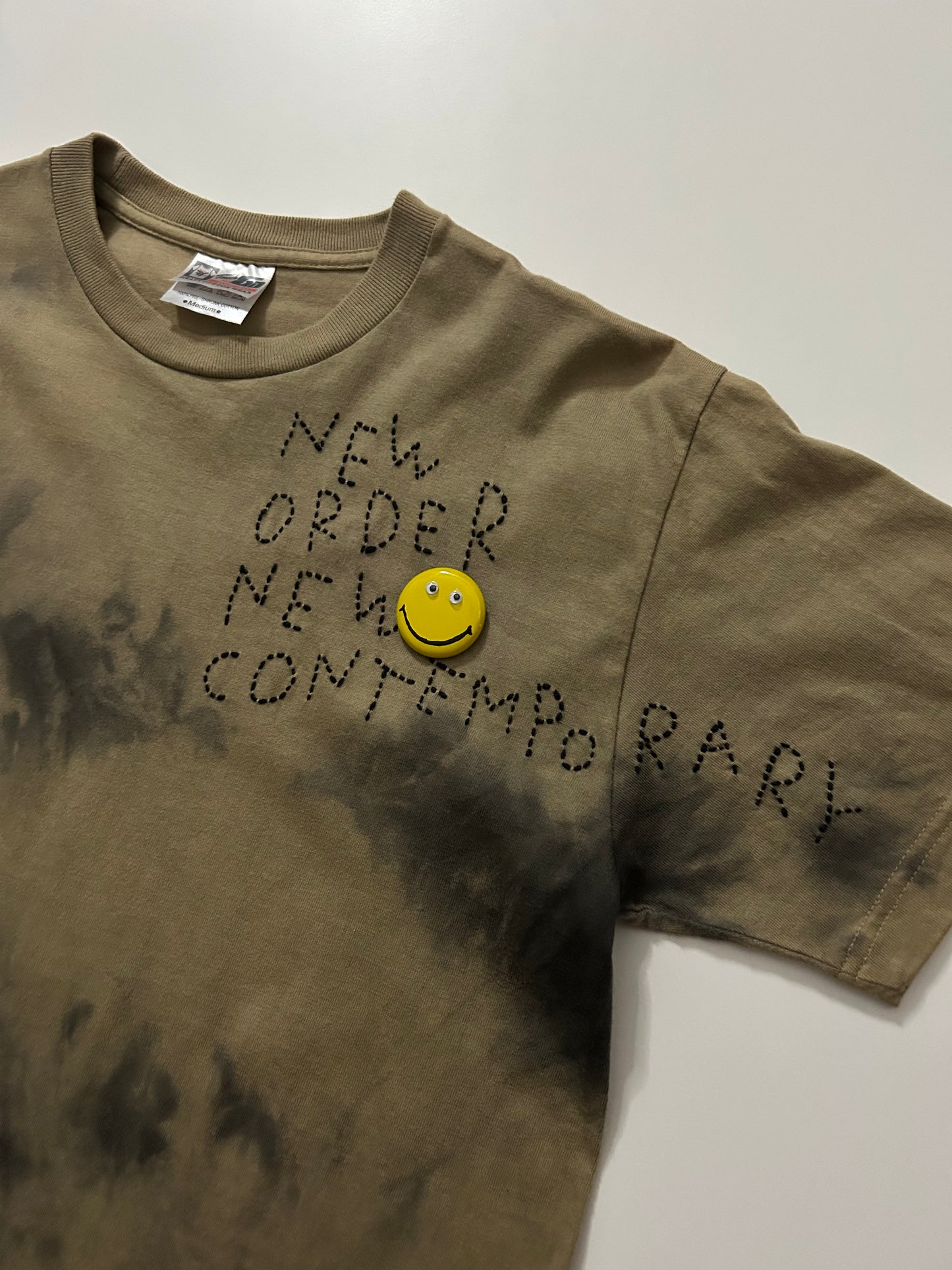 sashiko salvage tiedyedyeing T-shirt NONC003