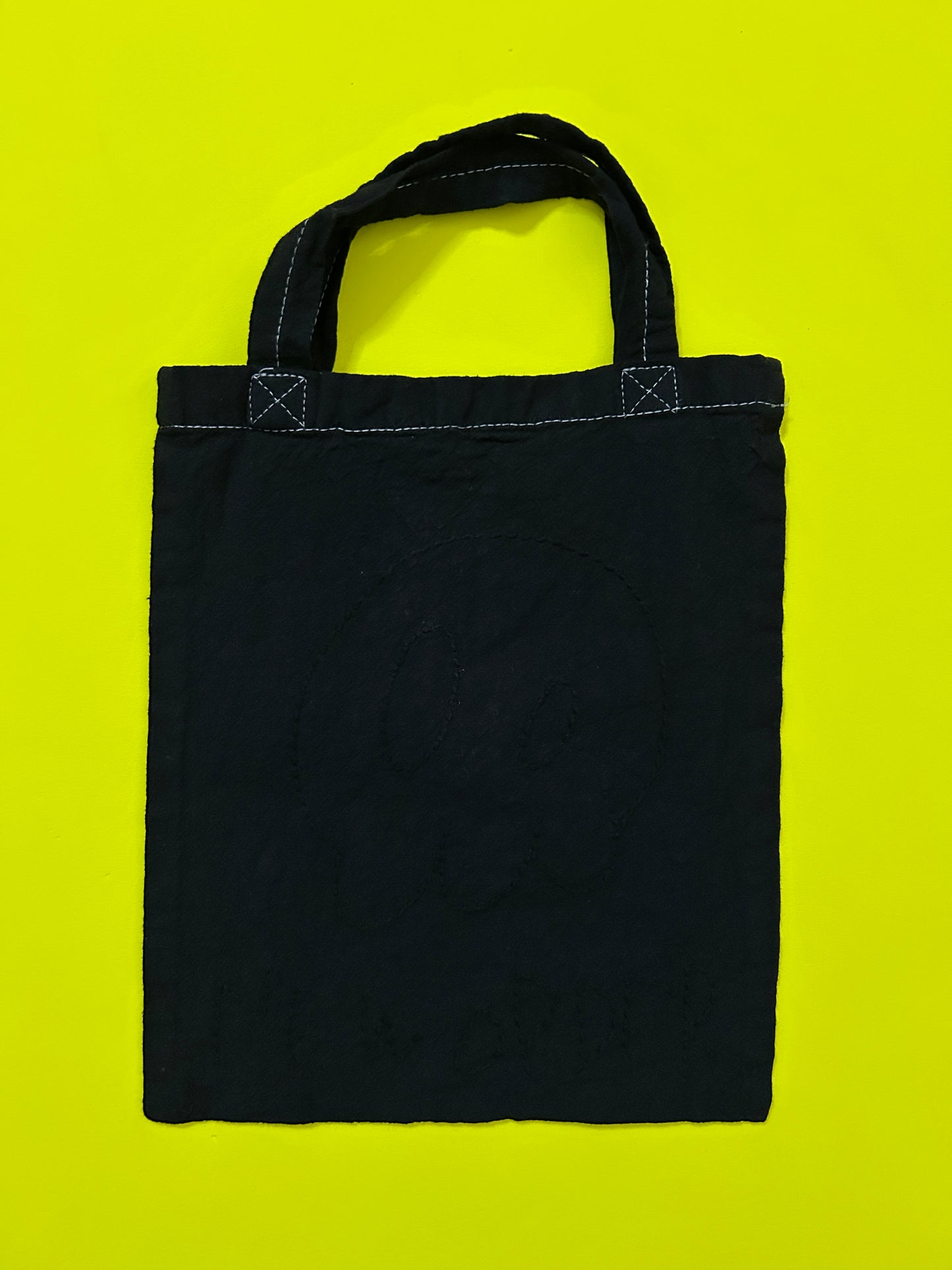 sashiko overdyde cotton totebag(S)001