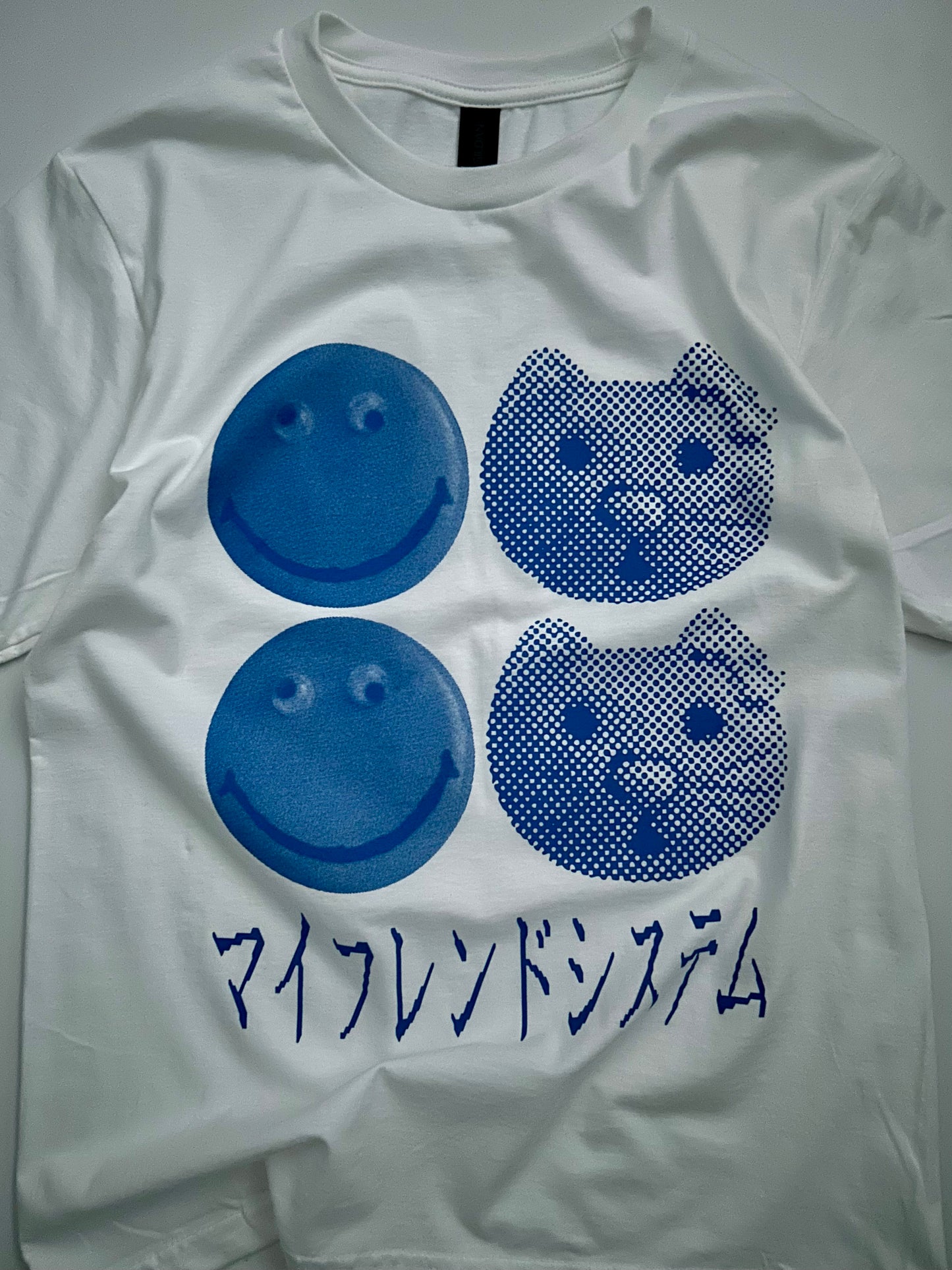 マイフレンドシステムT-shirt (青)Sサイズ