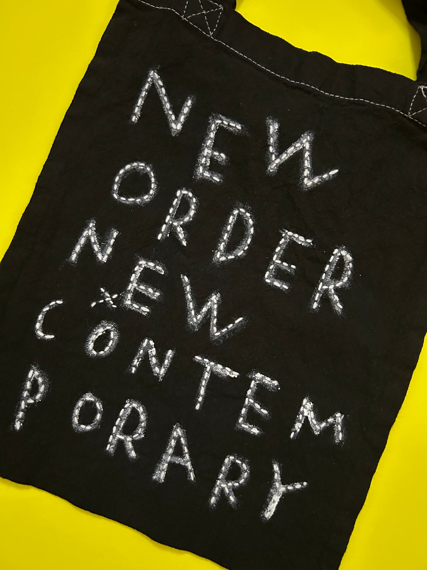 sashiko overdyde cotton totebag(S)004