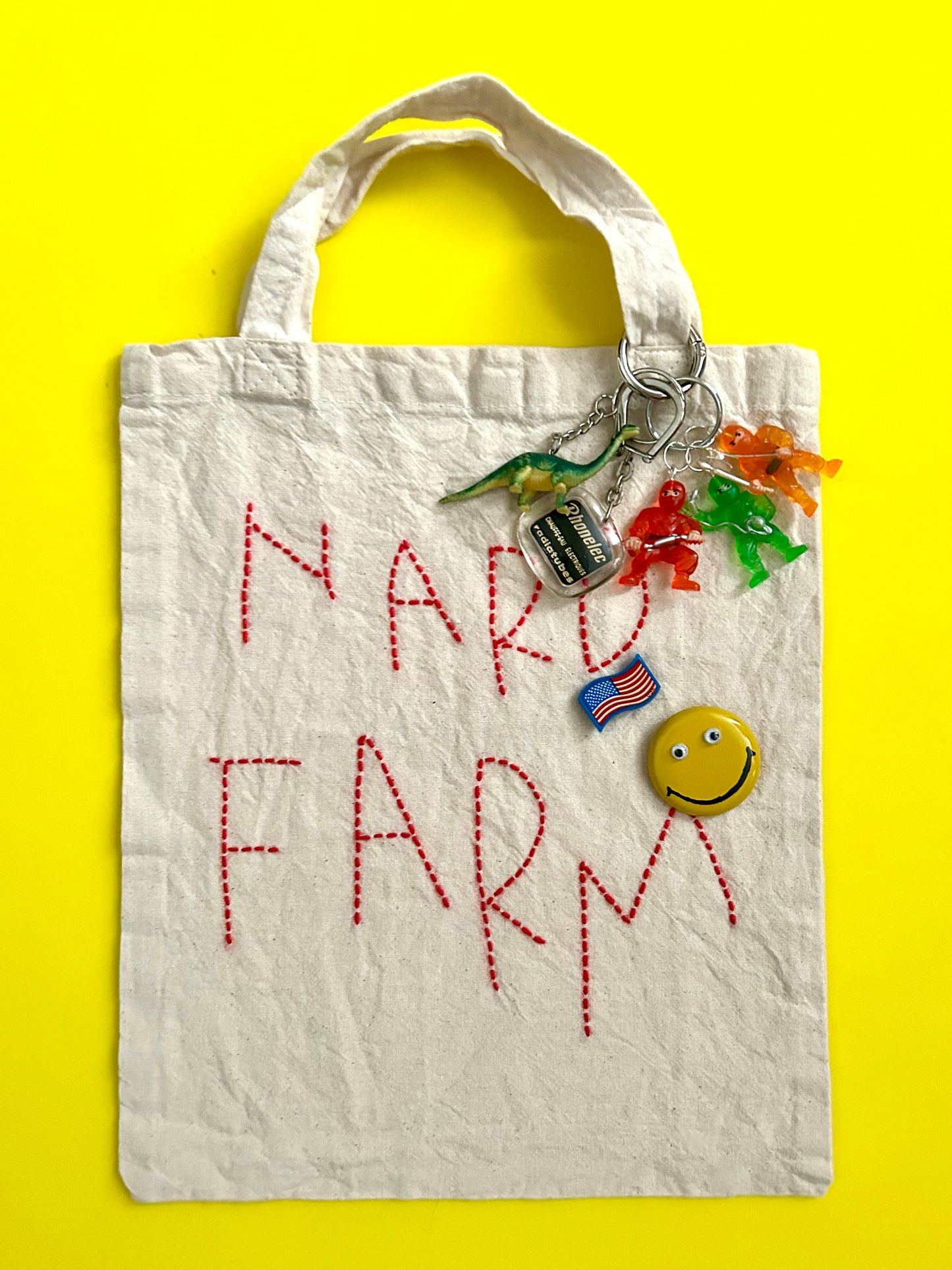 sashiko cotton totebag(S+) NDFM004