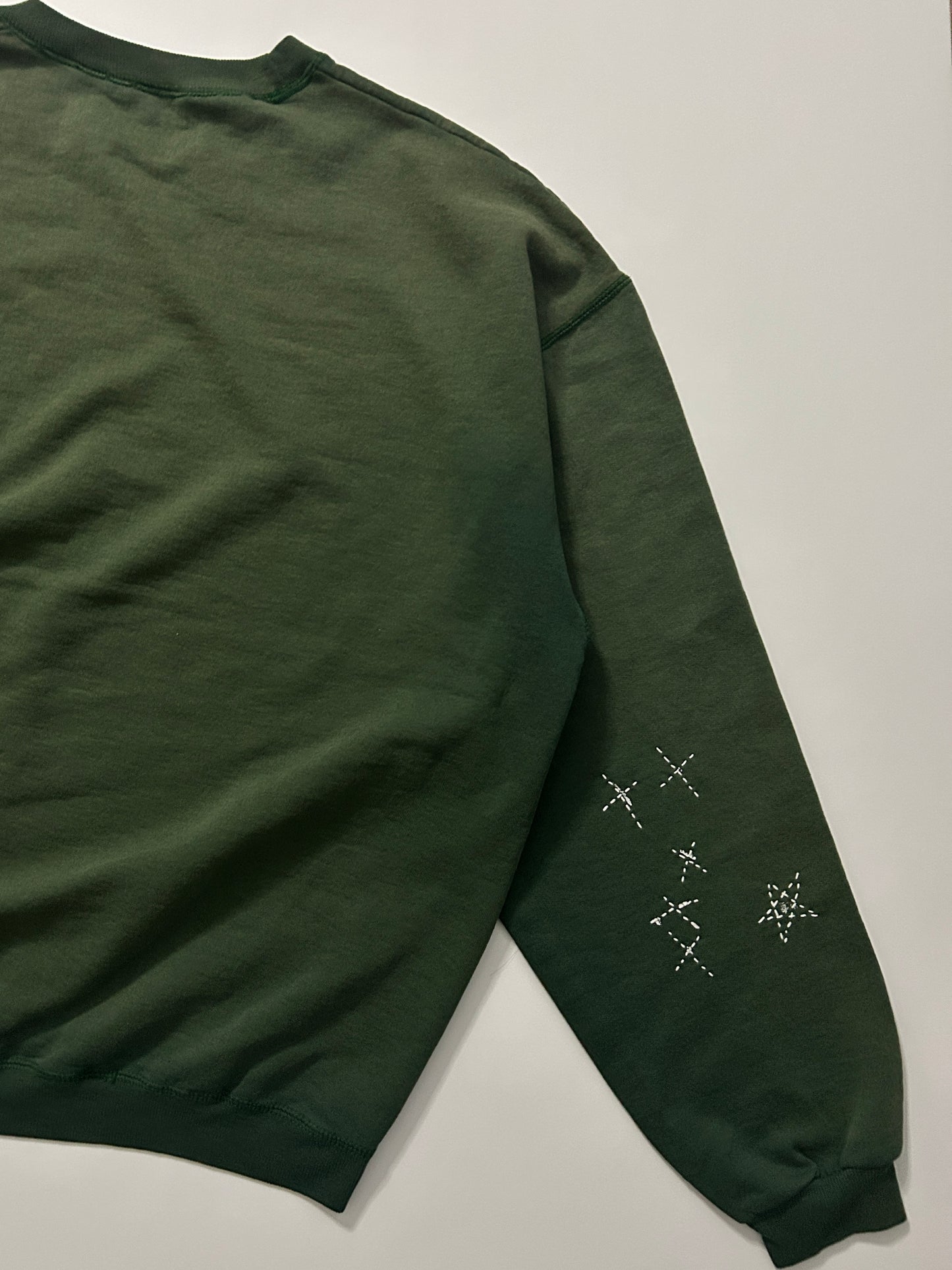sashiko salvage emblem sweat NONC003