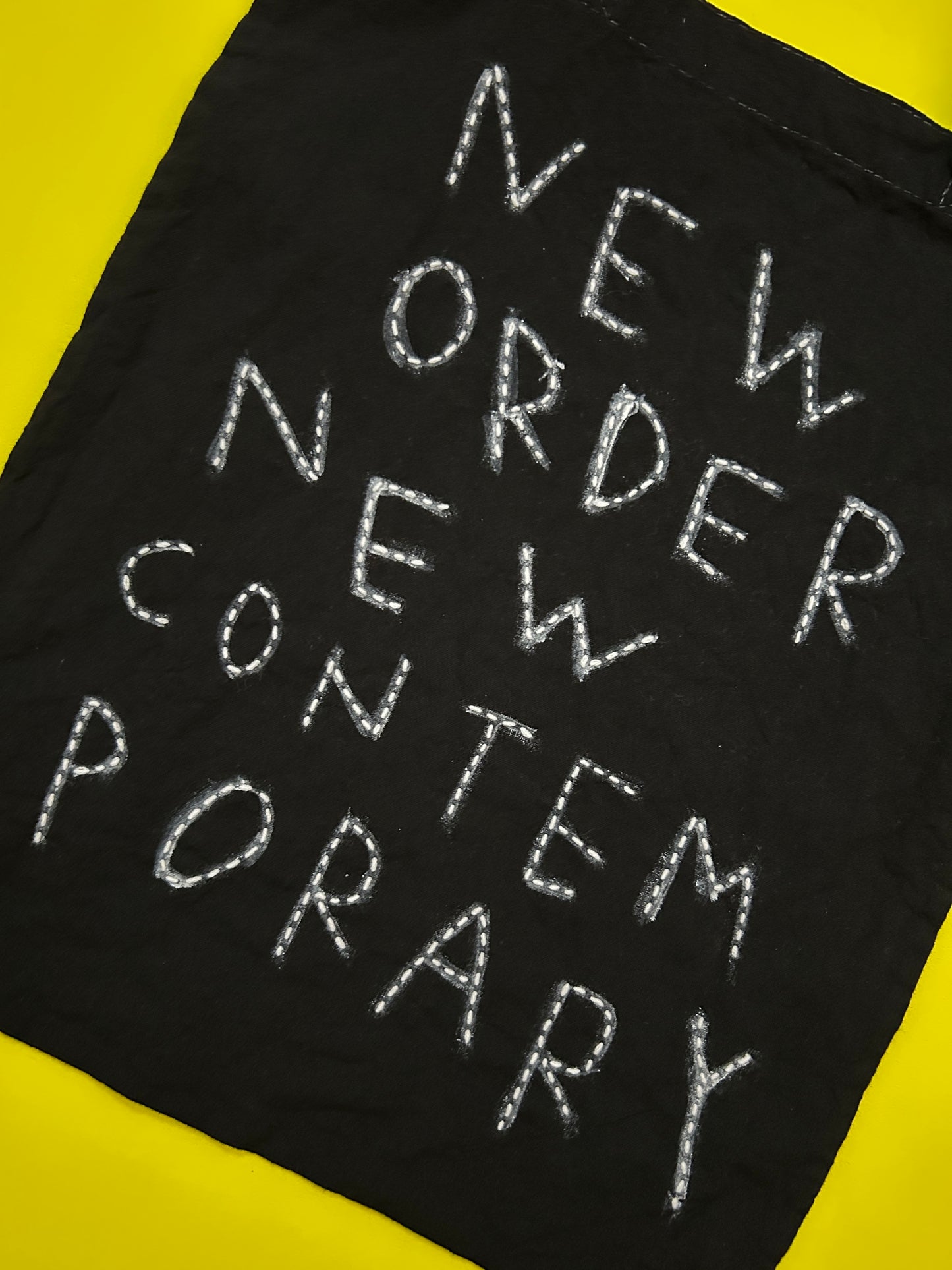 sashiko overdyde cotton totebag(M)004