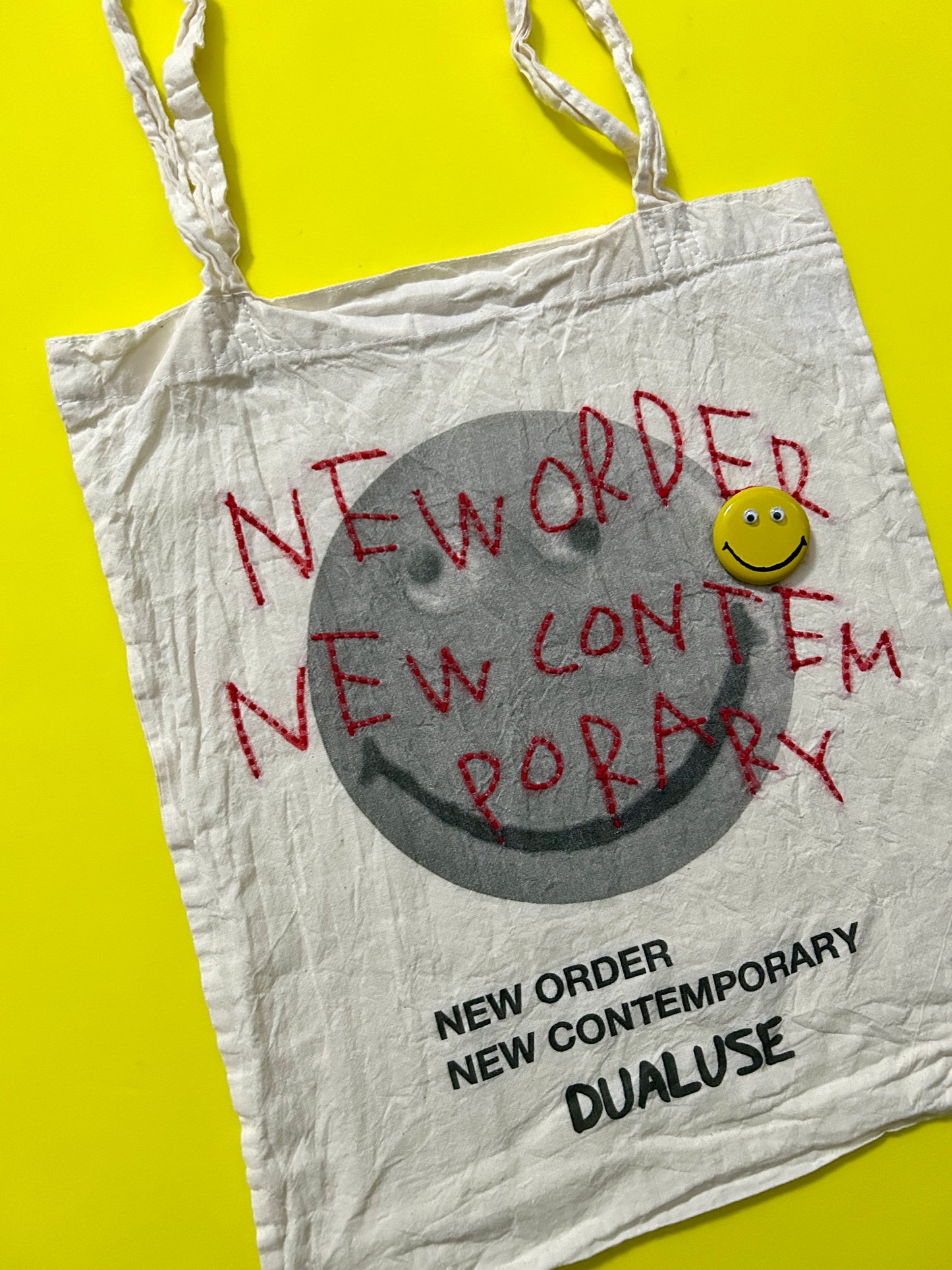Sashiko-printed hard-washed tote bag006