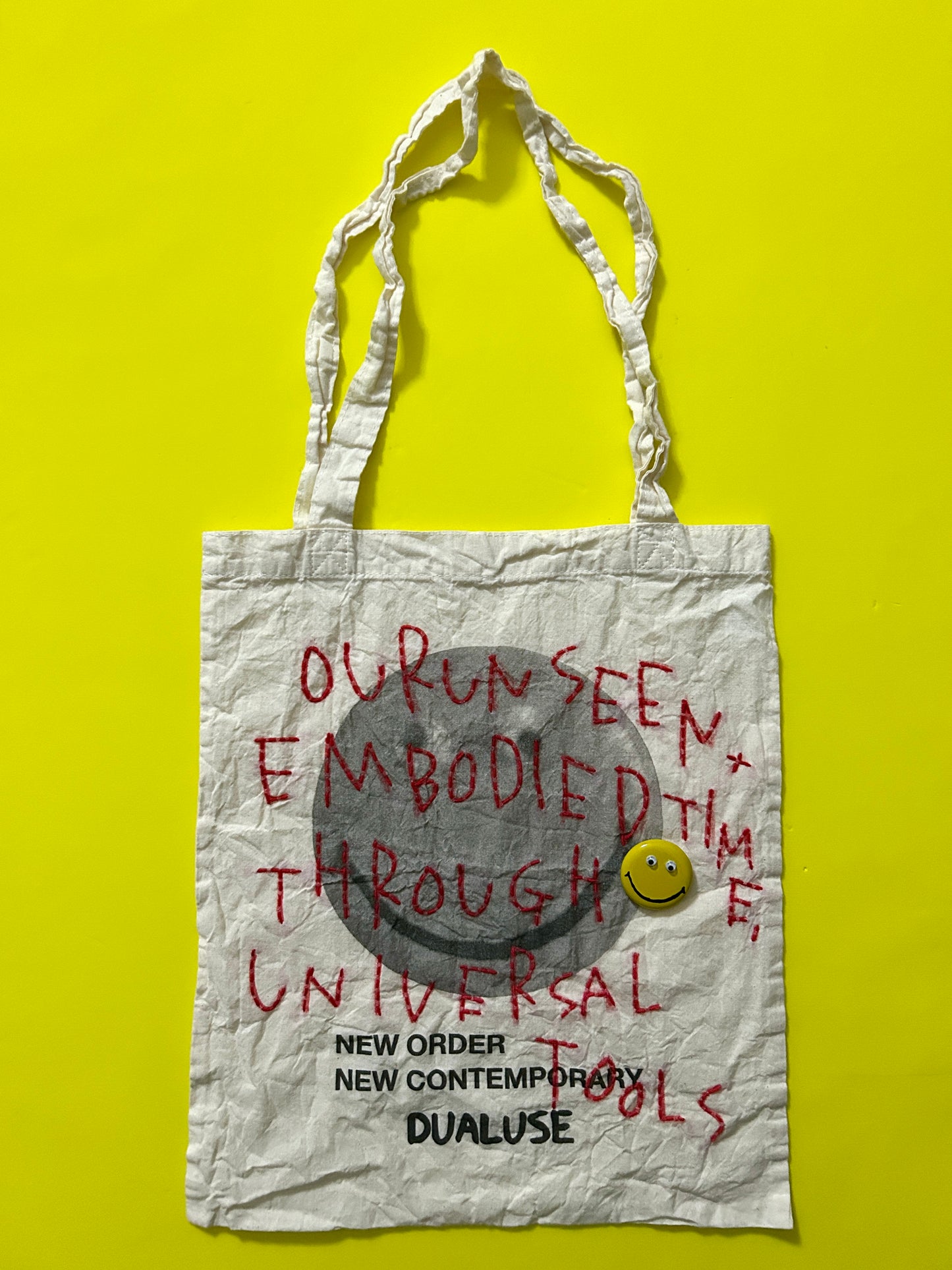 Sashiko-printed hard-washed tote bag001