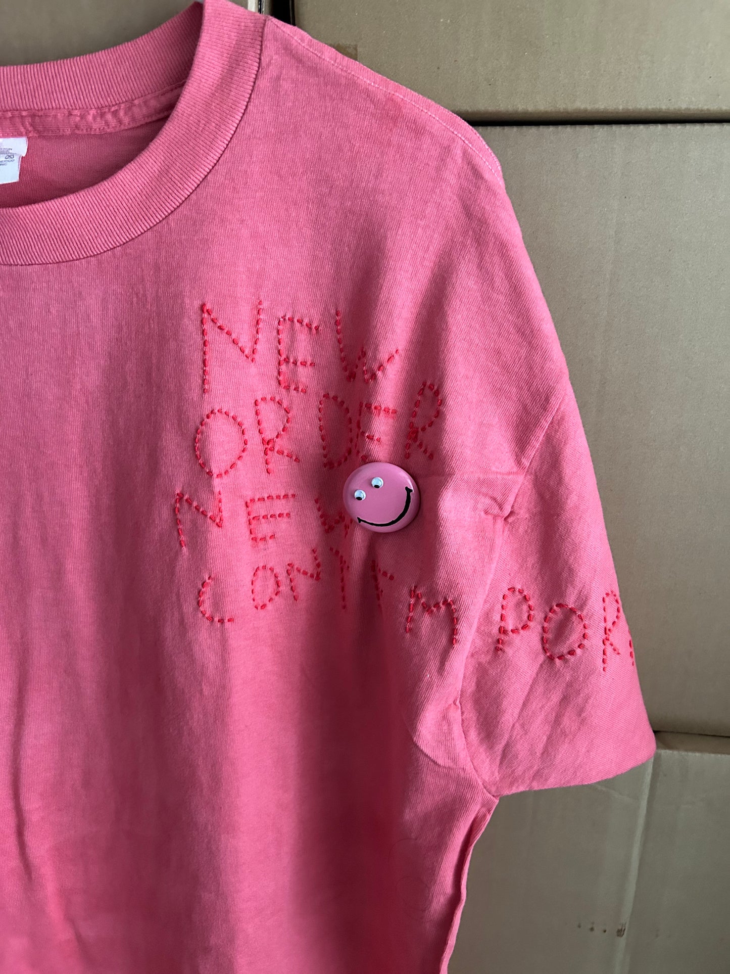 sashiko overdyed T-shirt NONC007