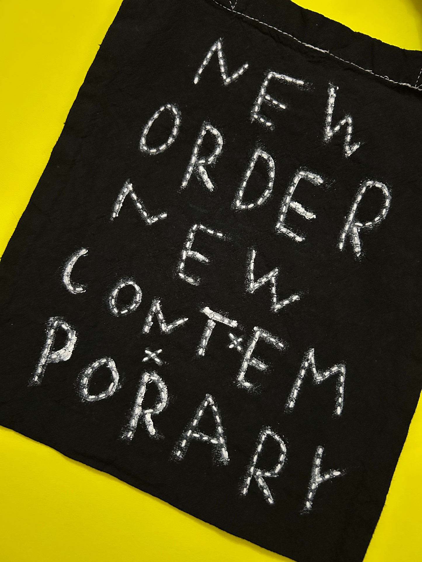 sashiko overdyde cotton totebag(S)001