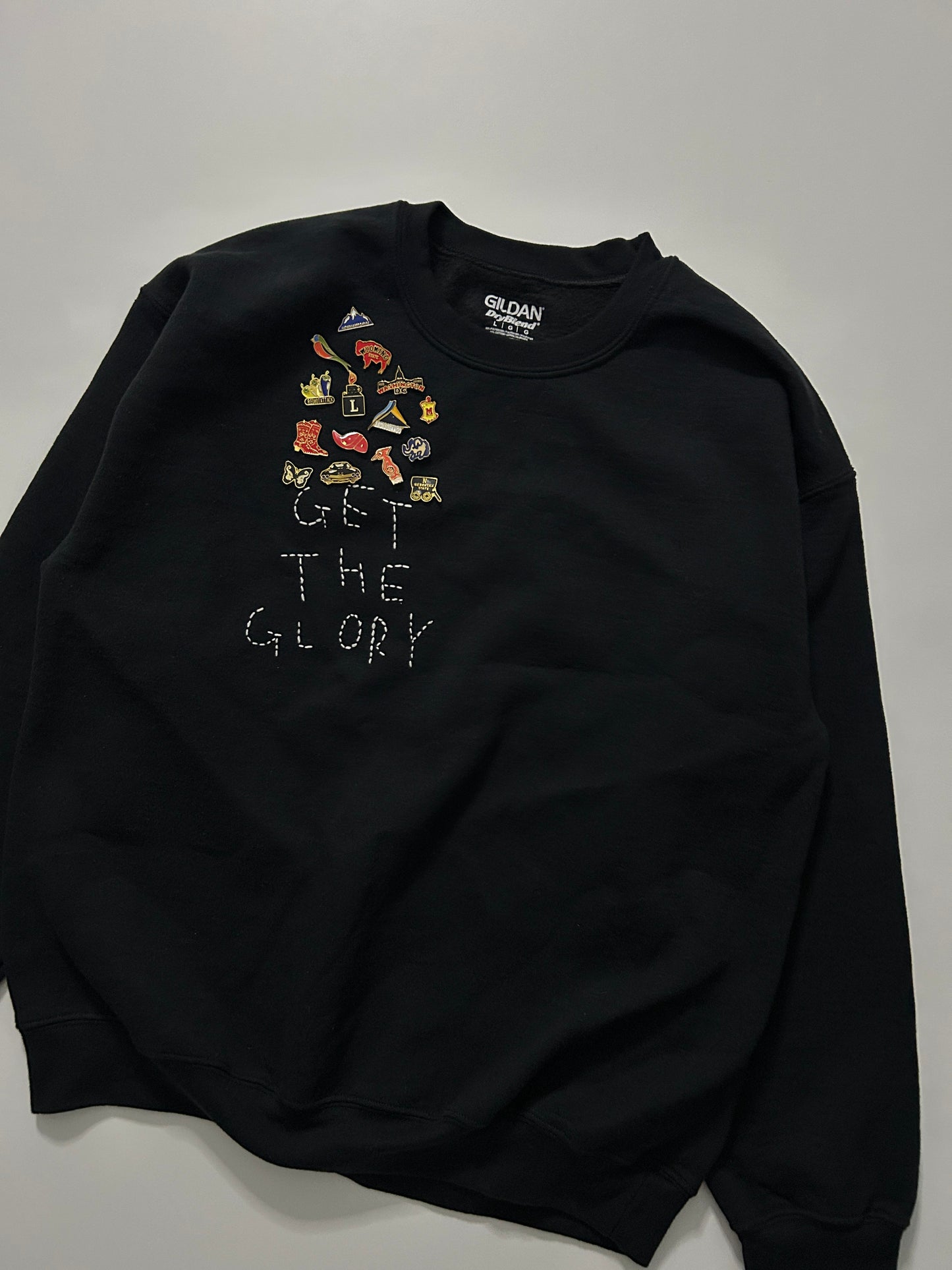 sashiko pins salvage sweat GTG020