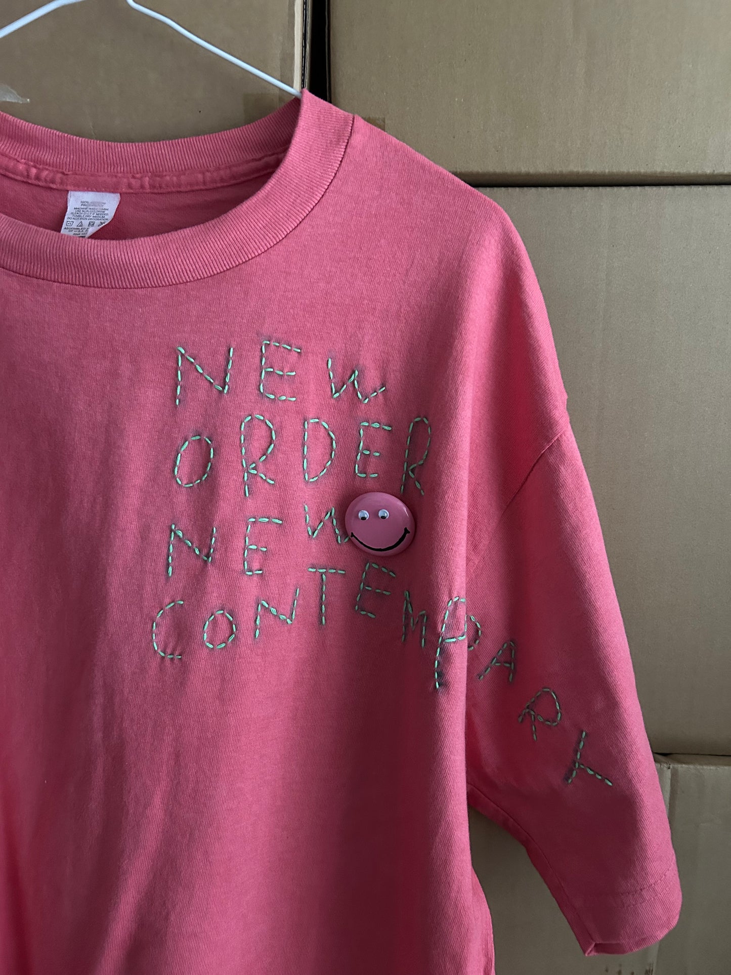 sashiko overdyed T-shirt NONC008