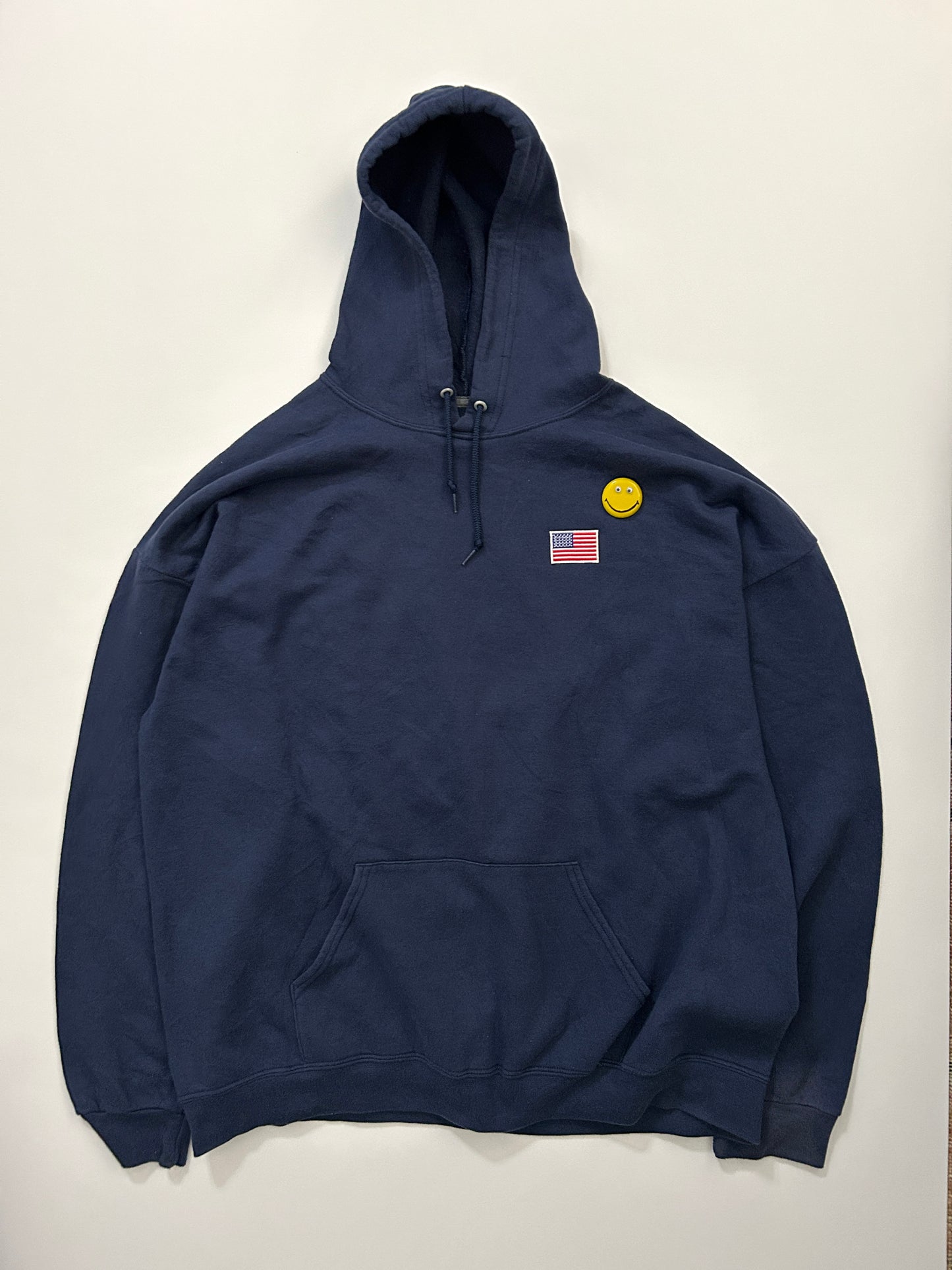 sashiko salvage emblem hoodie OEU002