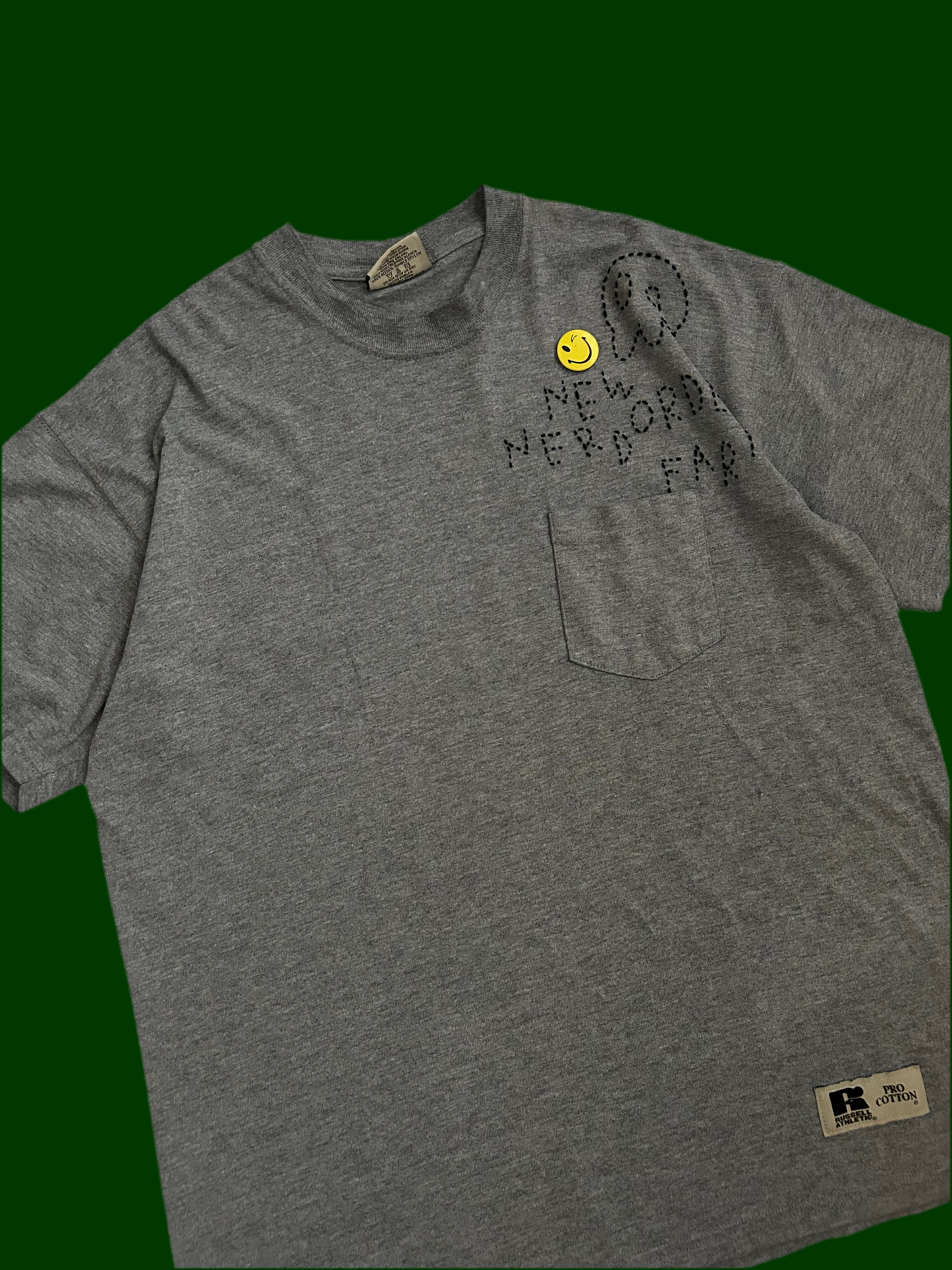 sashiko used poket T-shirt NONF001