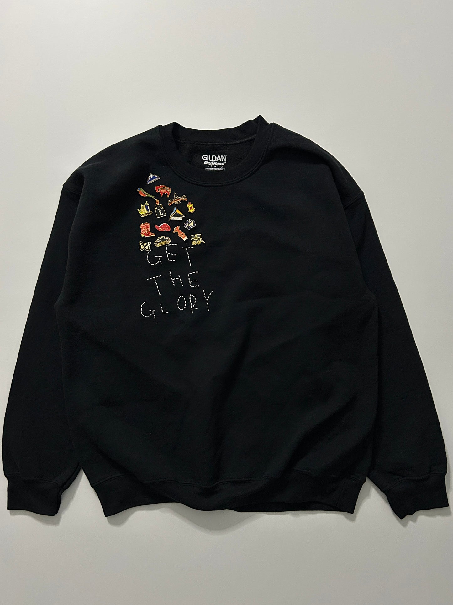 sashiko pins salvage sweat GTG020