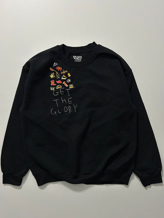 sashiko pins salvage sweat GTG020