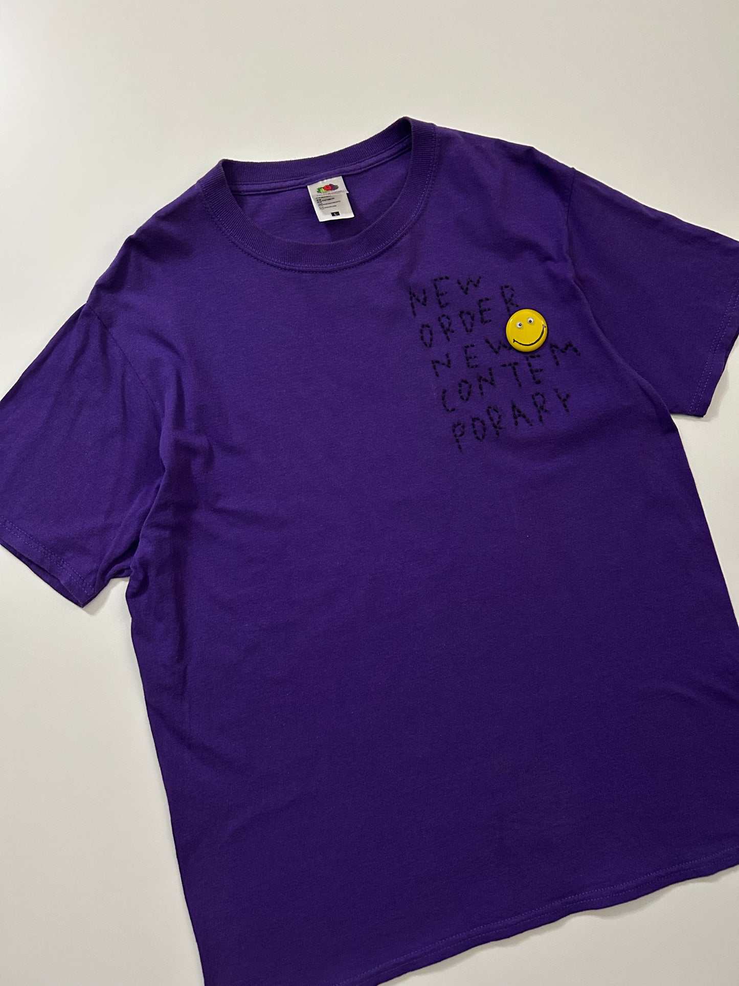 sashiko salvage used T-shirt NONC008