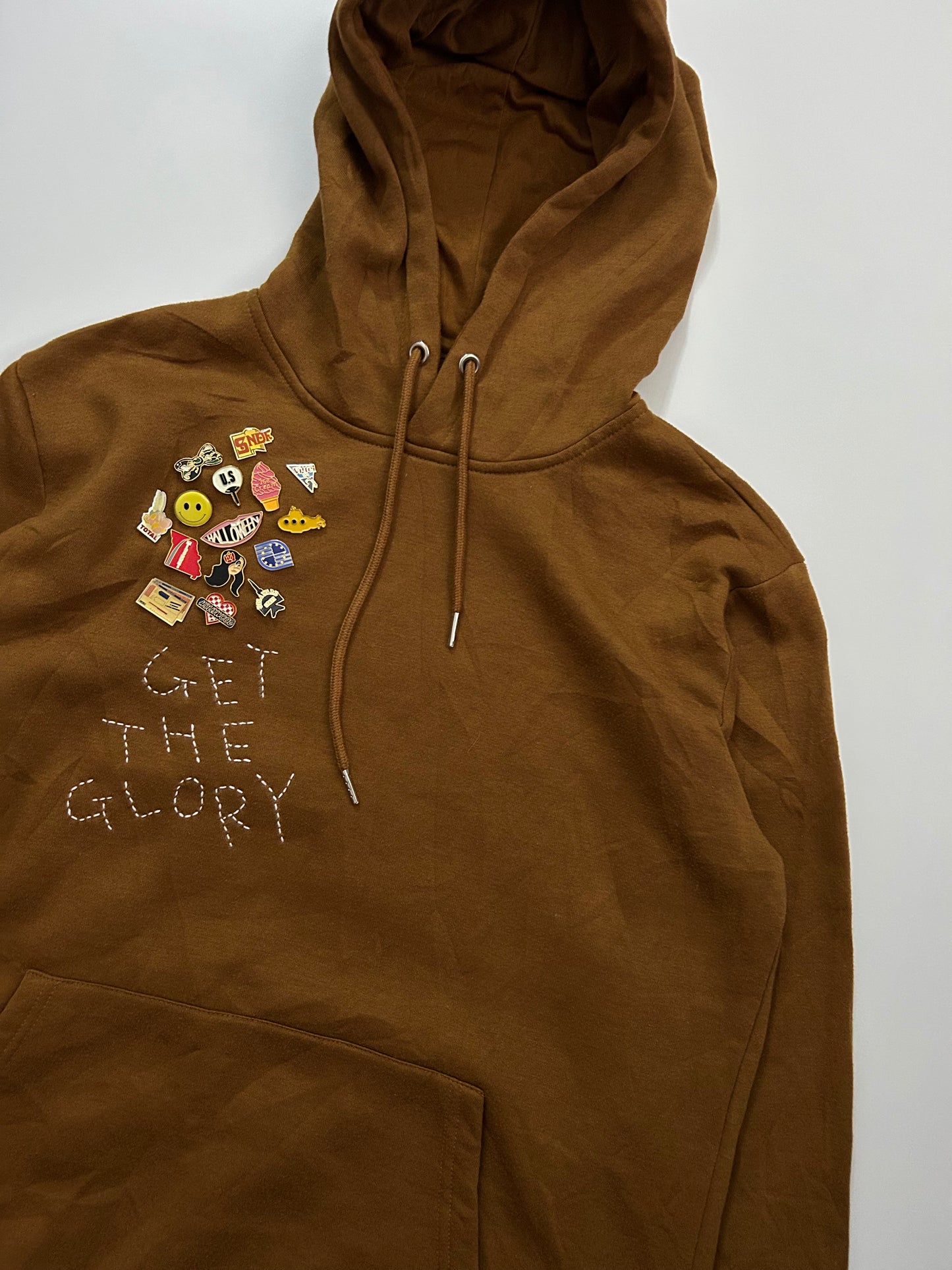 sashiko pins salvage hoodie GTG012