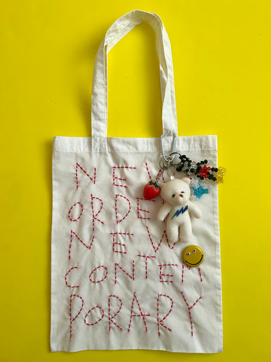 Sashiko Cotton-Polyester Tote Bag 002