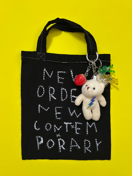 sashiko overdyde cotton totebag(S)001