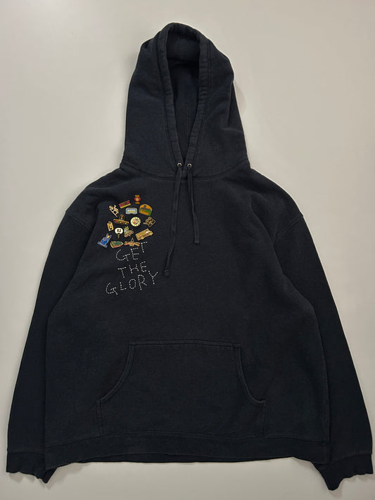 sashiko pins salvage hoodie GTG016
