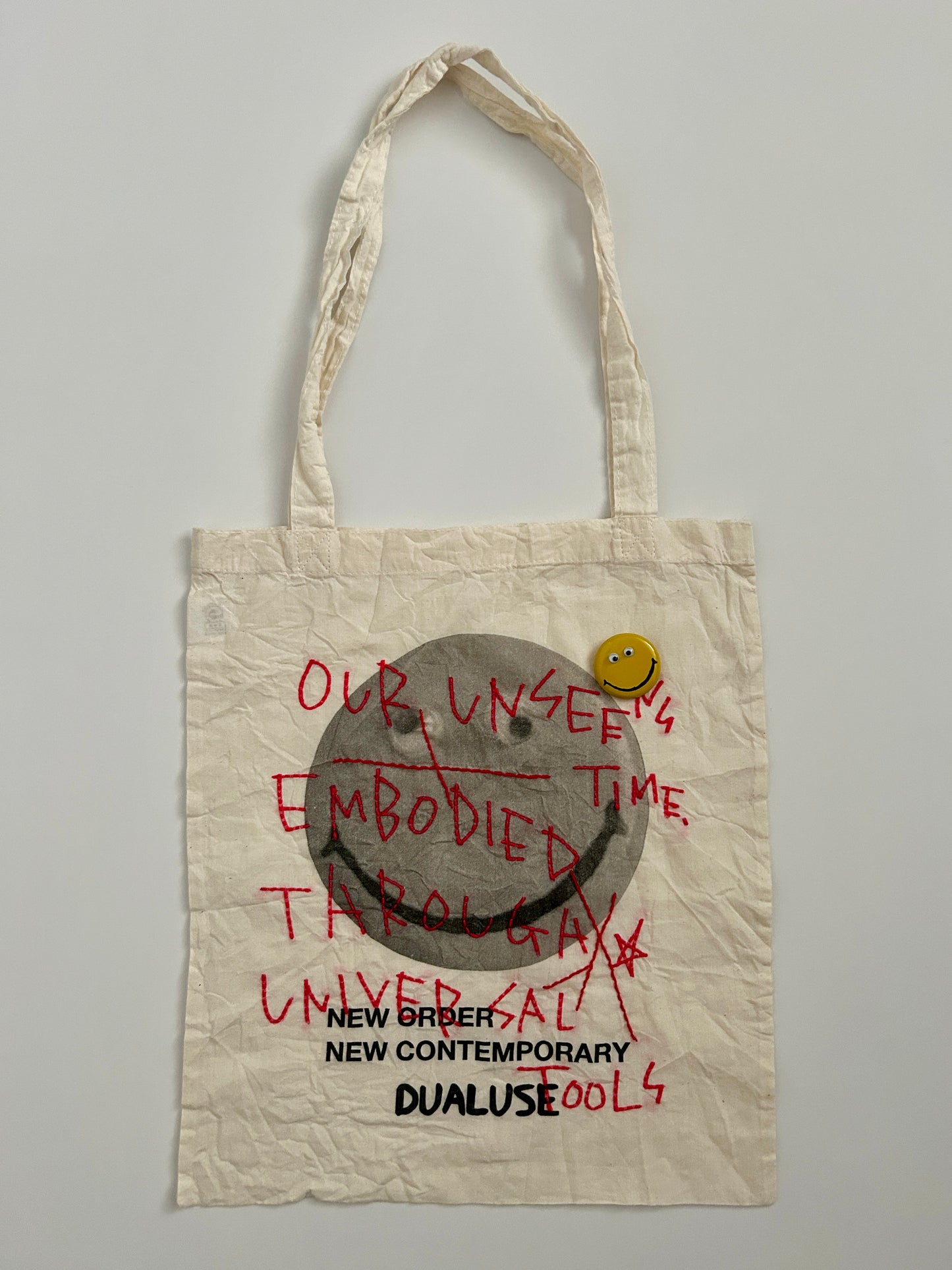 Sashiko-printed hard-washed tote bag007