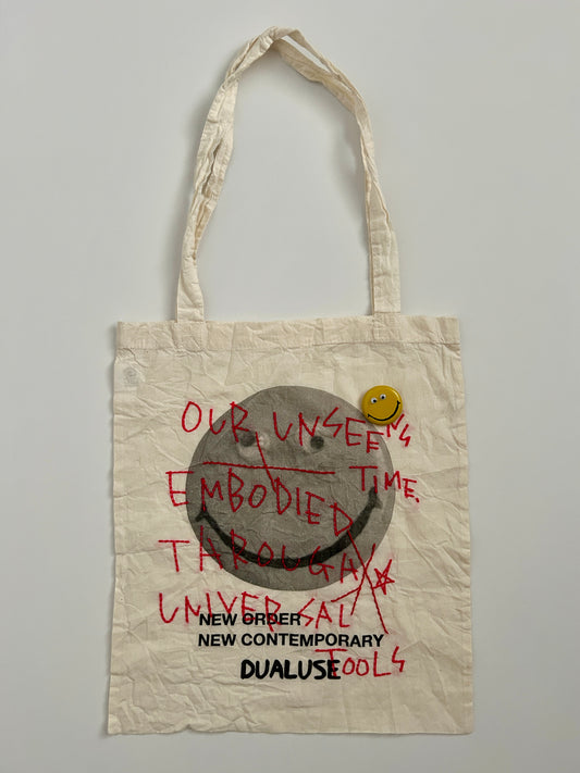 Sashiko-printed hard-washed tote bag007