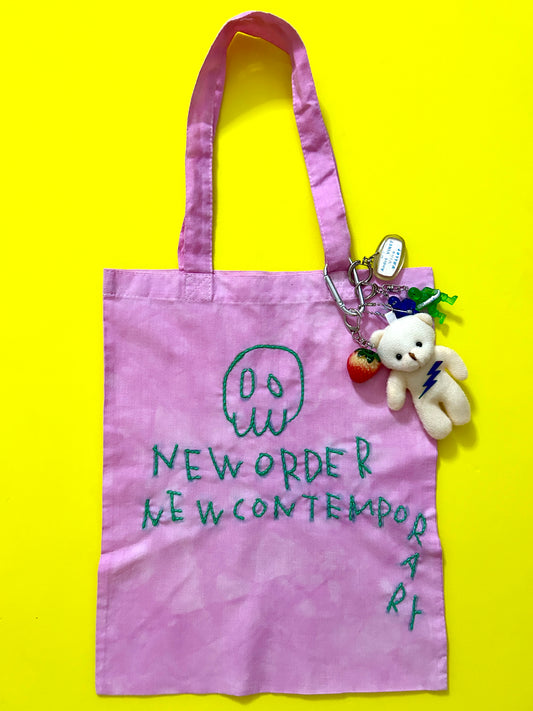 sashiko uneven dyeing totebag 019