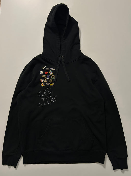 sashiko pins salvage hoodie GTG001