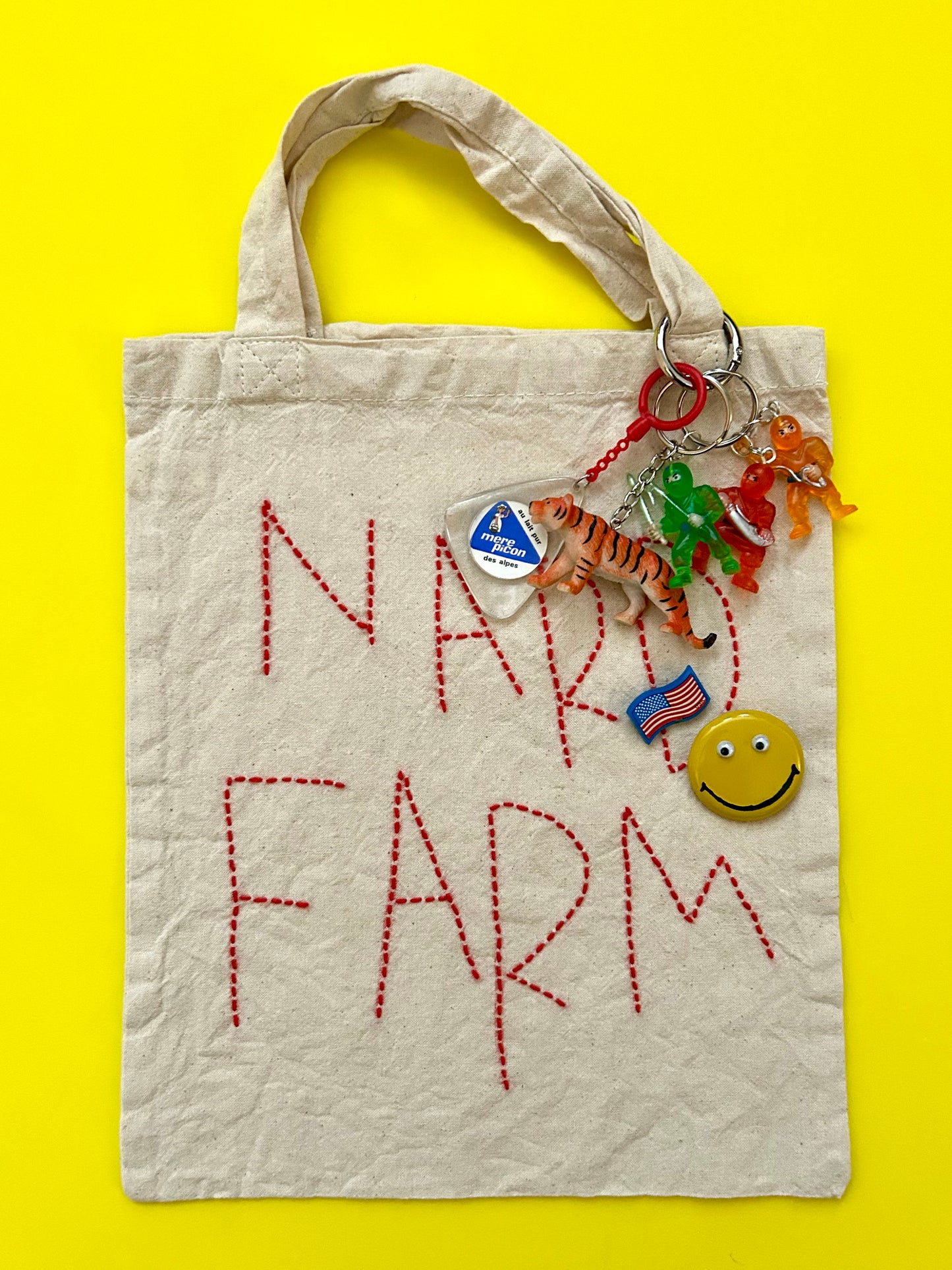 sashiko cotton totebag(S+) NDFM001