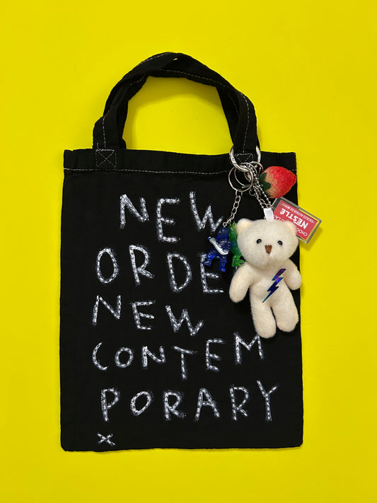 sashiko overdyde cotton totebag(S)003