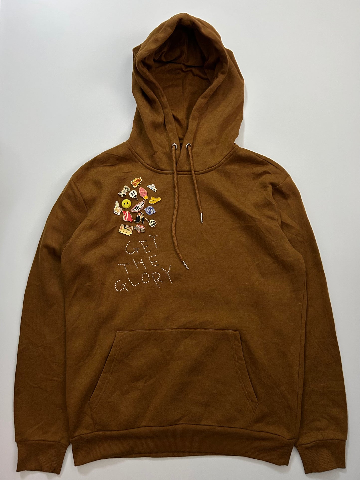 sashiko pins salvage hoodie GTG012