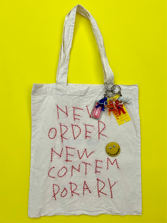 sashiko cotton totebag(M+)NONC117