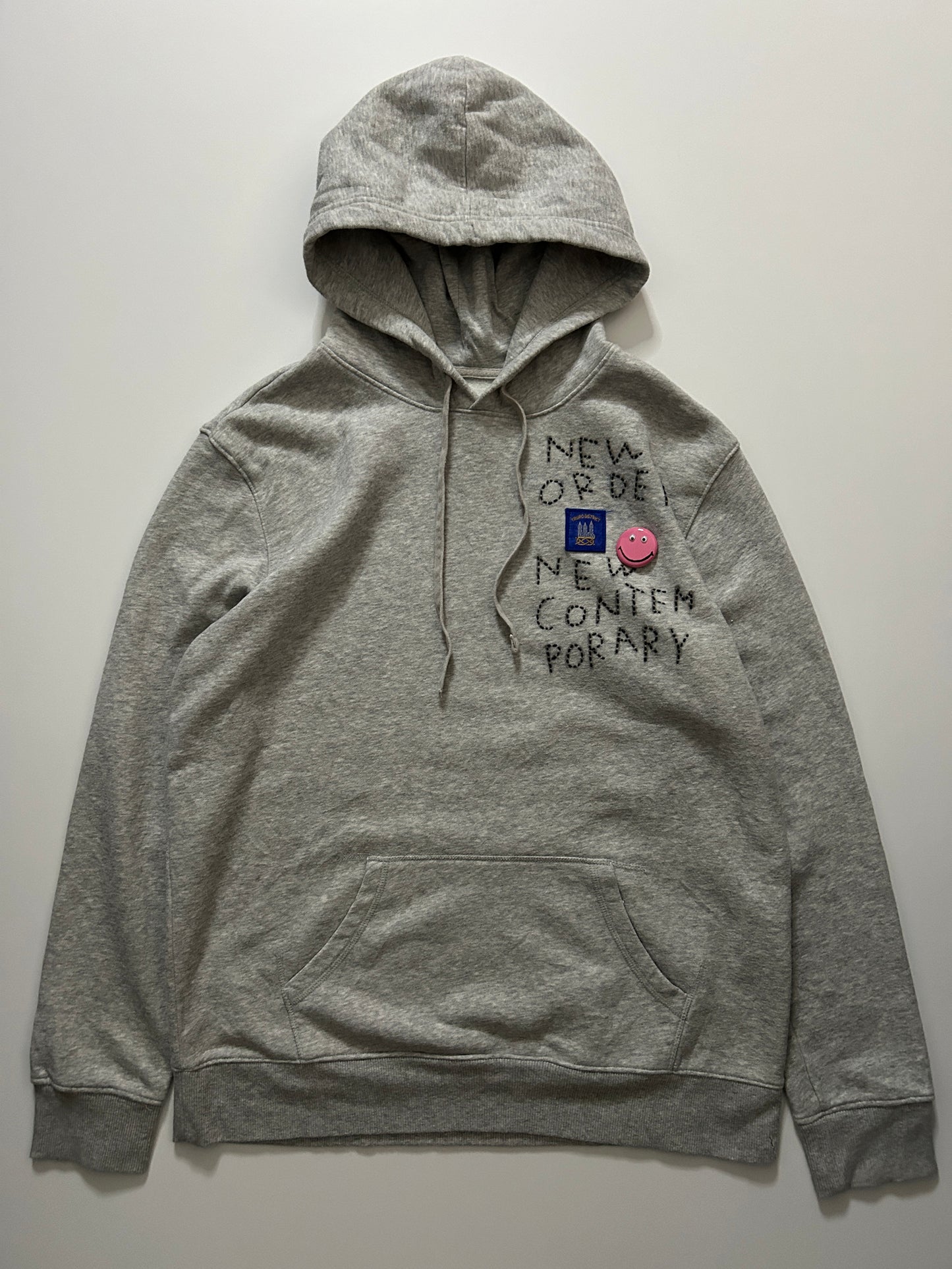 sashiko salvage emblem hoodie NONC006