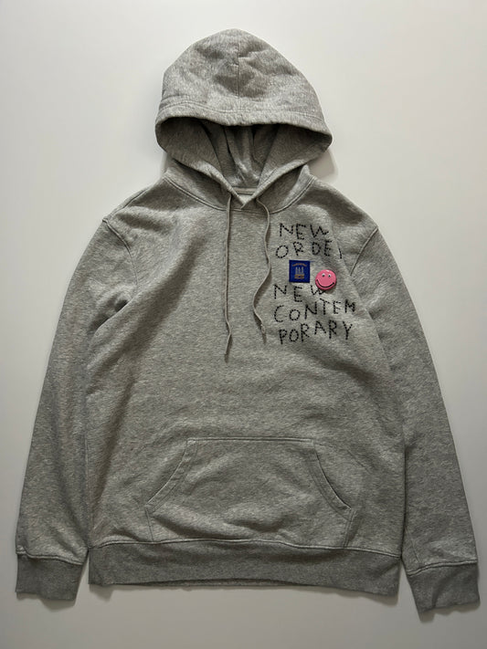 sashiko salvage emblem hoodie NONC006