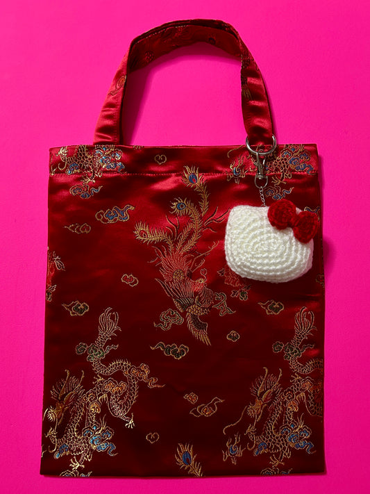 Brocade Handmade Tote Bag006