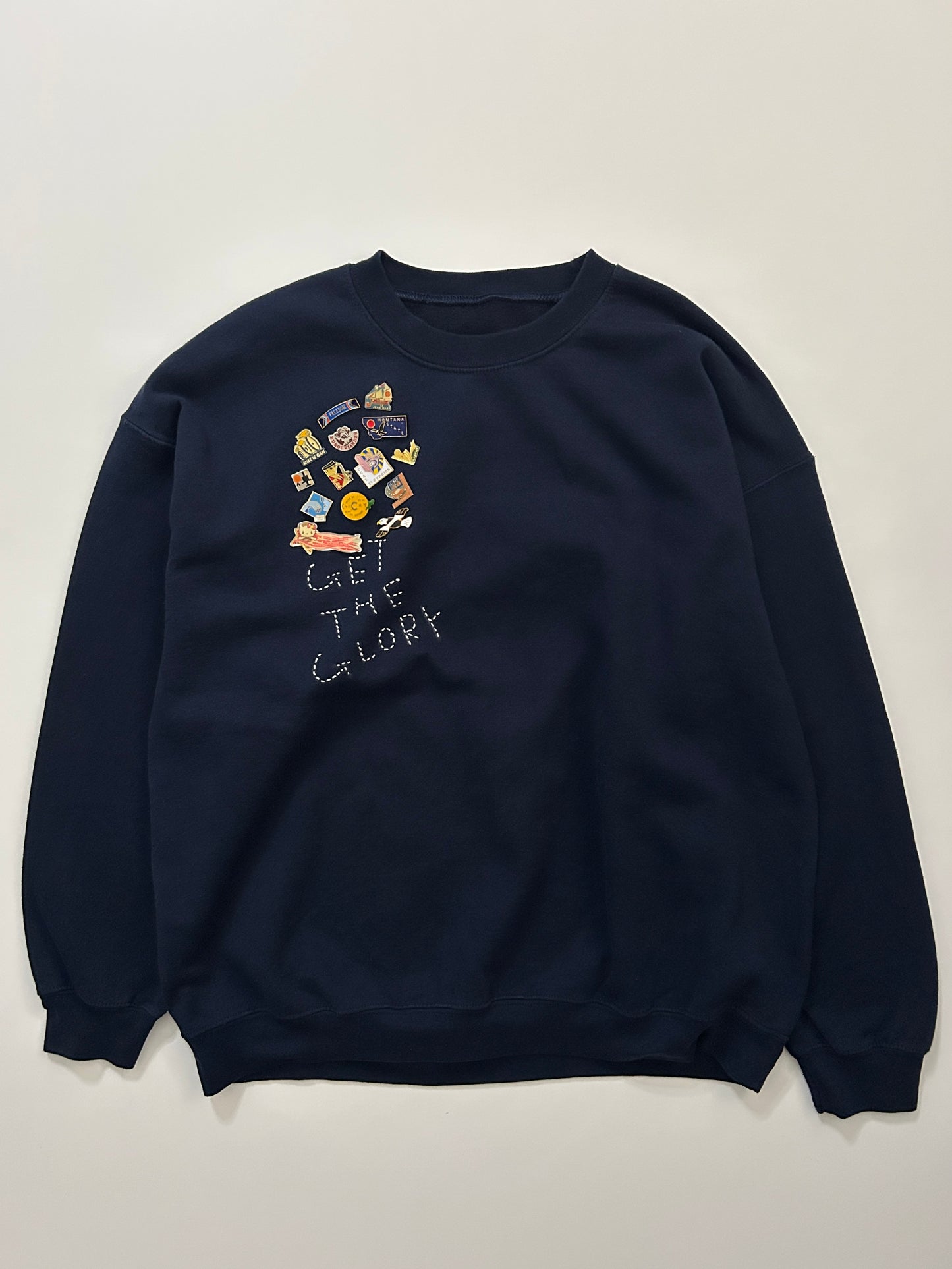 sashiko pins salvage sweat GTG015