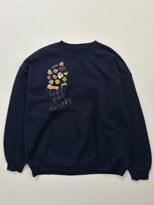 sashiko pins salvage sweat GTG015