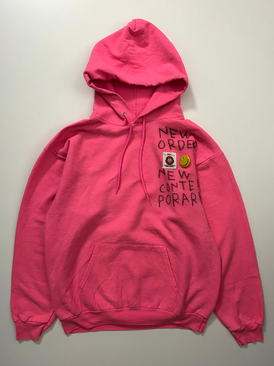 sashiko salvage emblem hoodie NONC001