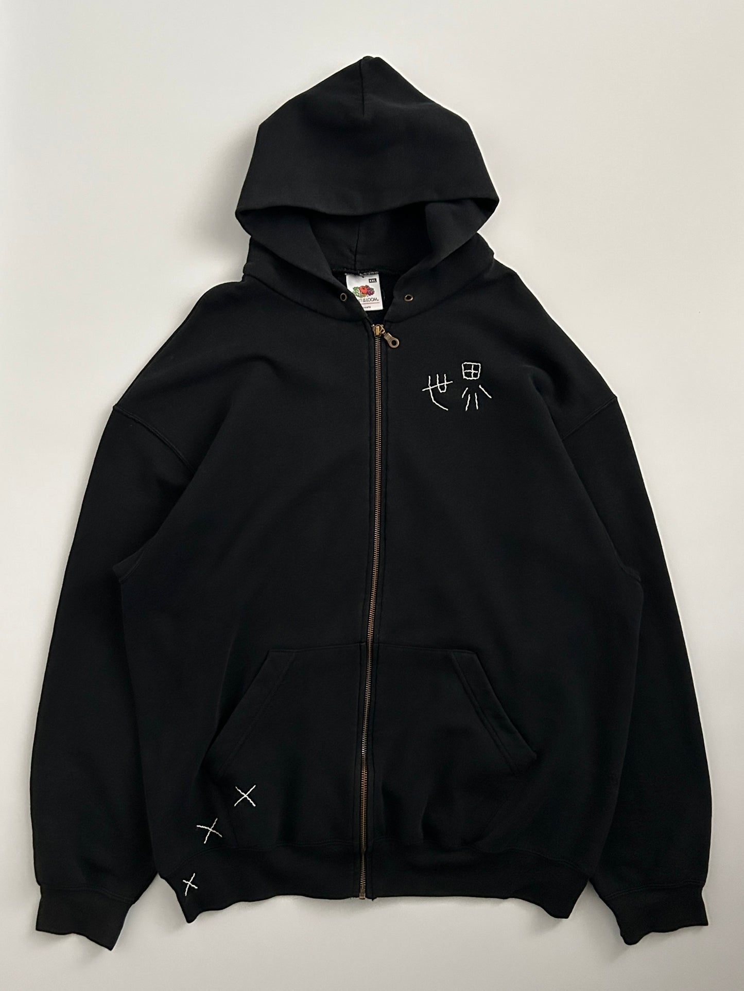 sashiko salvage hoodie143
