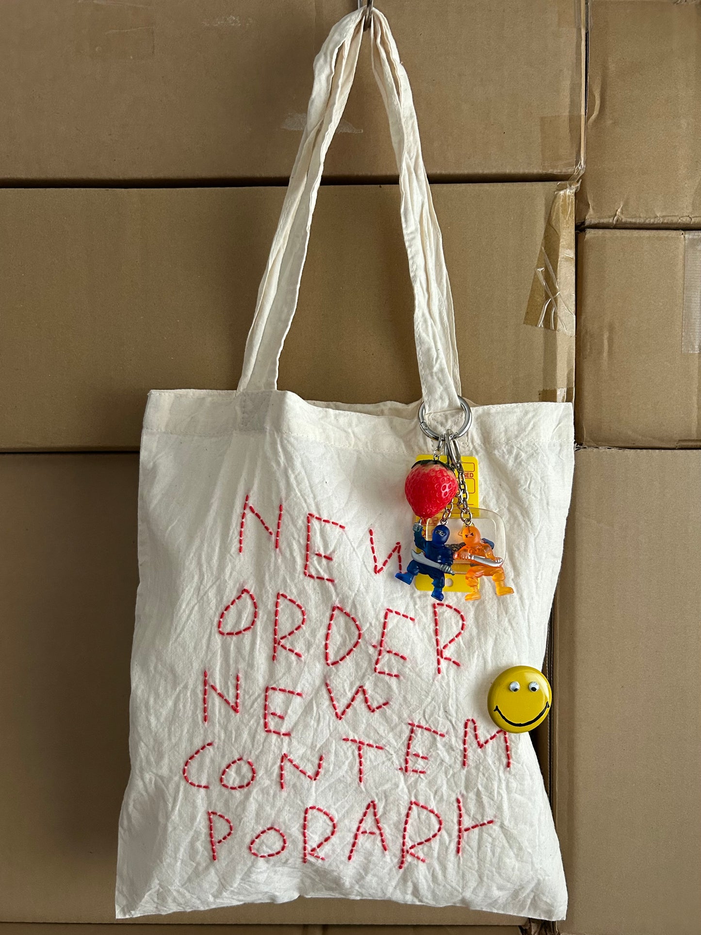 sashiko cotton totebag(M+)NONC003